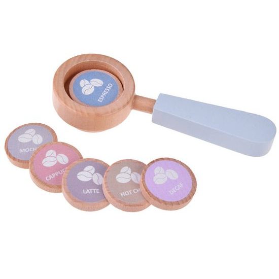 Dětský dřevěný kávovar