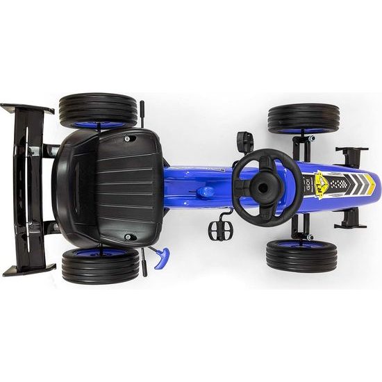 Dětská šlapací motokára Go-kart Milly Mally Rocket modrá