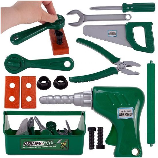 Sada dětského nářadí ve skříňce Power Tool
