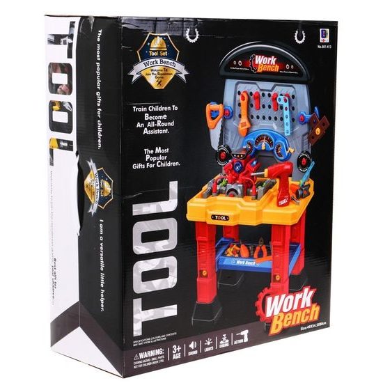 Dětská pracovní dílna s vrtačkou a motorem na baterie Work Bench