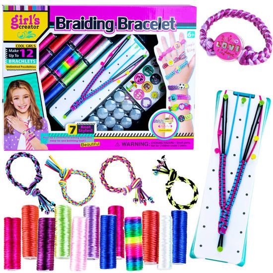 Kreativní sada na výrobu provázkových náramků Braiding Bracelets