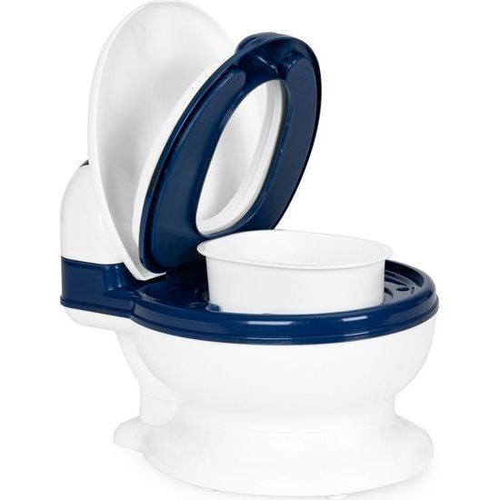 Ecotoys dětský nočník modro-bílý