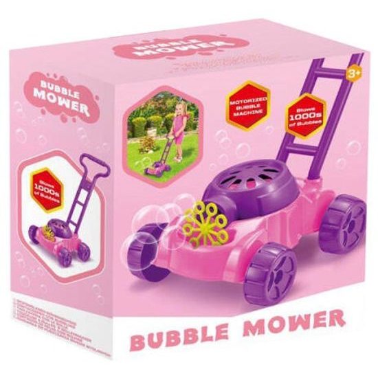 Majlo Toys dětská sekačka s bublifukem Bubble Mower Pink