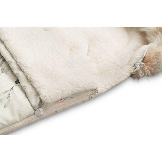 Zimní fusak Cortina do kočárku/ do autosedačky - olivy