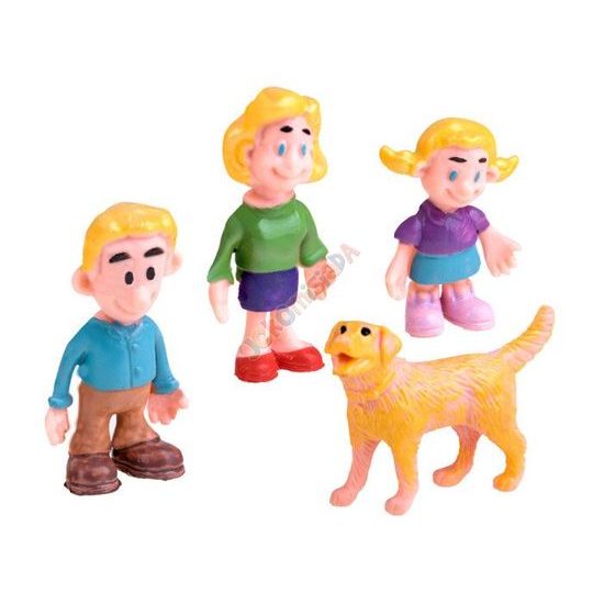 Skládací domeček s postavičkami a nábytkem My Funny House