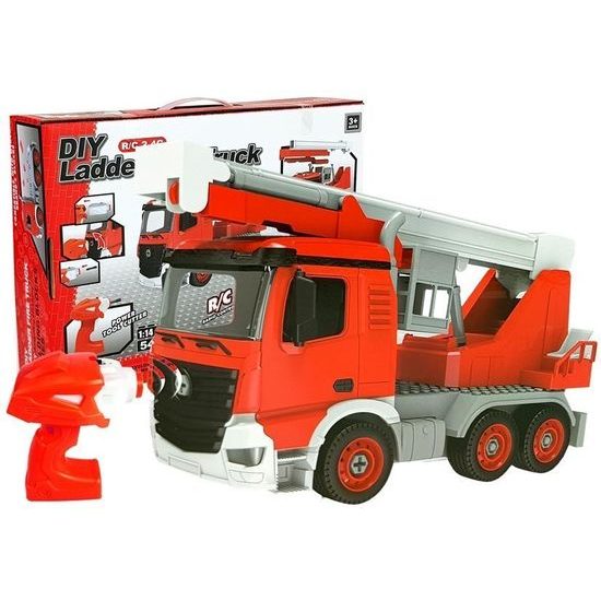 Požiarne auto na diaľkové ovládanie a skrutkovanie Fire Truck 1:14