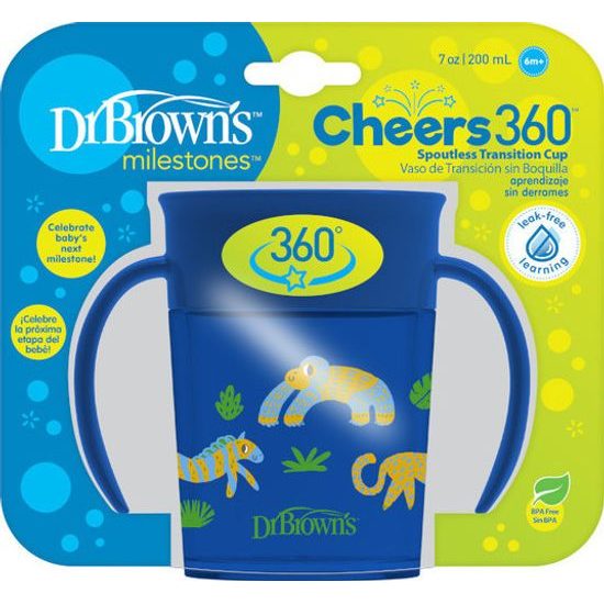 Dr.Brown´s Hrneček Cheers360 6m+ 200ml modrý