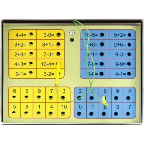 Sčítání a odčítání - společenská hra na baterie