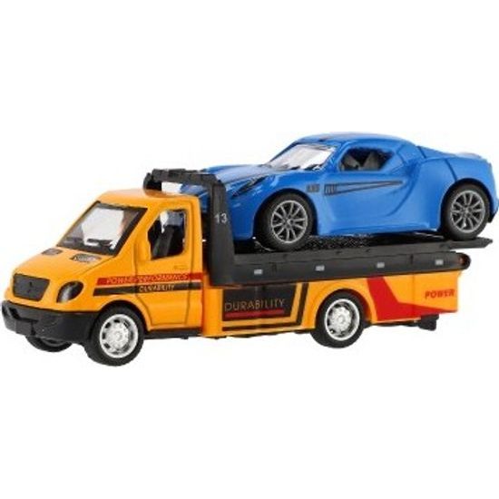 Auto odtahovka + auto - na zpětné natažení - mix druhů