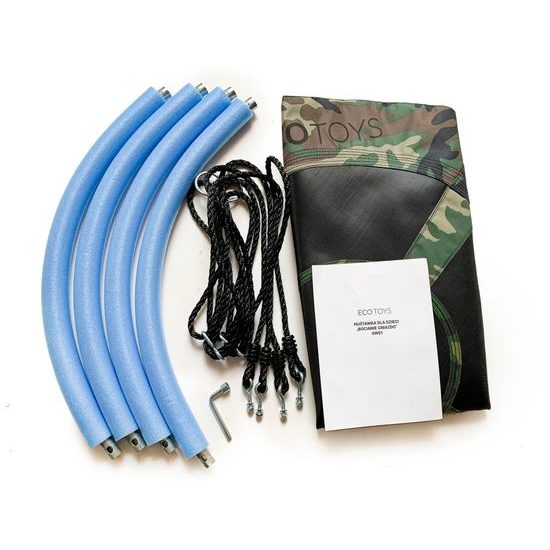 Ecotoys dětská houpačka Čapí hnízdo Army