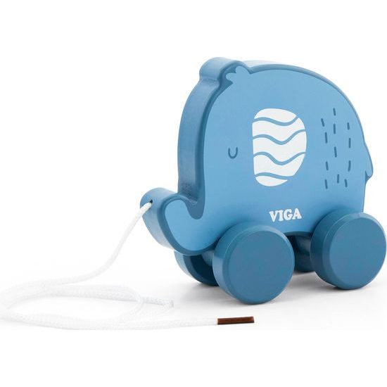 Dřevěná tahací hračka na šňůrce Viga Slon