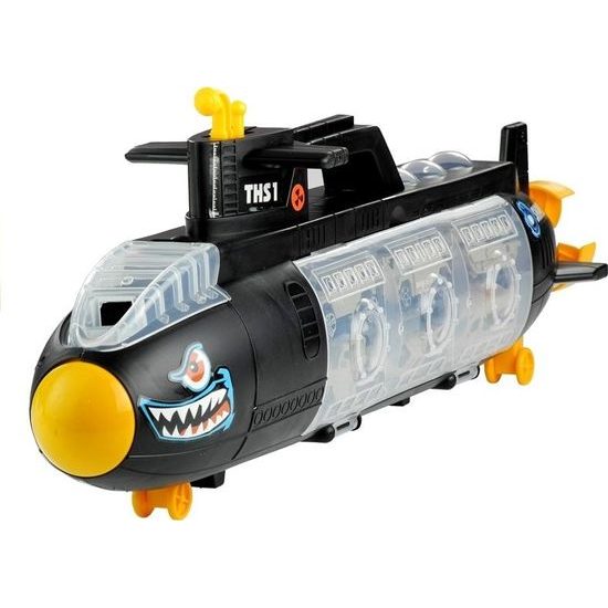 Ponorka s vojenskými autíčky a helikoptérou Army Submarine