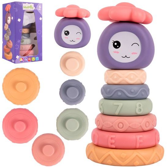 Senzorické kostky pro nejmenší Soft Jenga