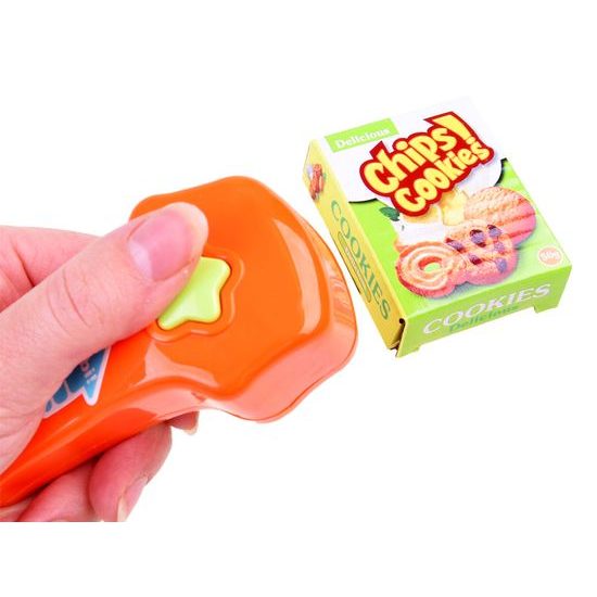 Dětská elektronická pokladna s kalkulačkou Deluxe Shopping modrá