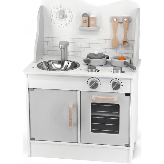 Dětská dřevěná kuchyňka Viga šedá