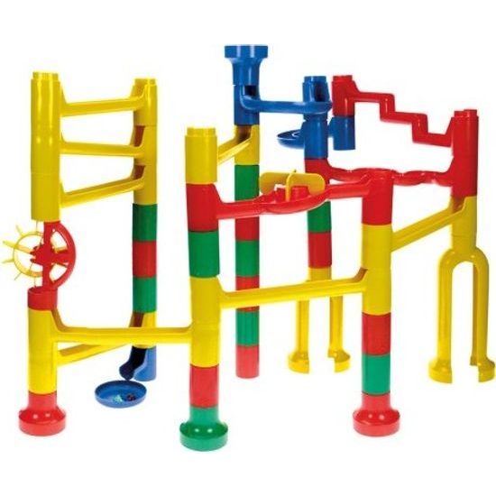 Kuličková dráha 48ks + 20 kuliček