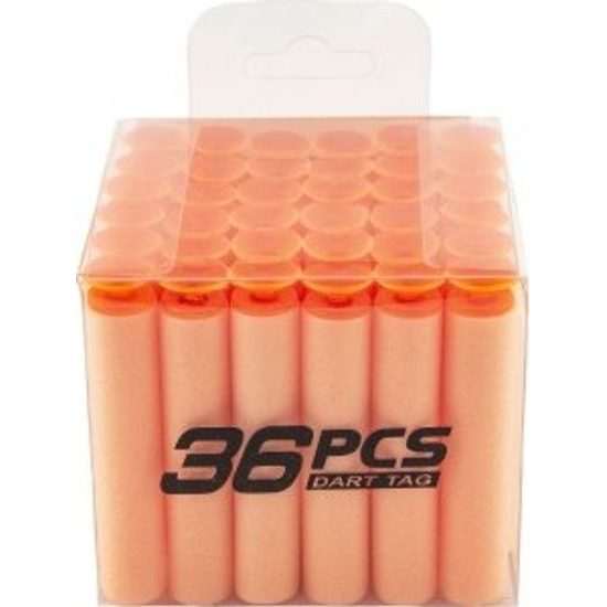 Náhradní pěnové náboje do pistole 36ks s přísavkami - mix 4 barvy