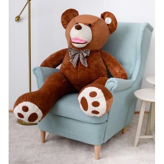 Plyšový medvěd Maty 160 cm VIP hnědý