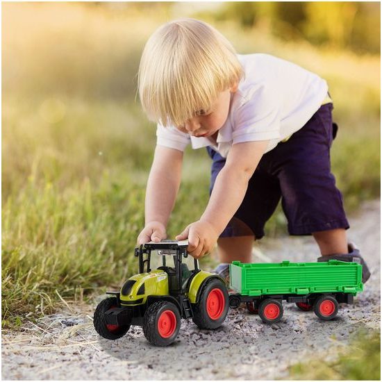 Dětský interaktivní traktor na setrvačník Farm Land
