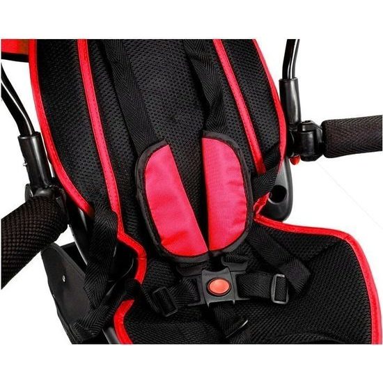 Majlo Toys multifunkční tříkolka s nafukovacími koly PRO500 červená