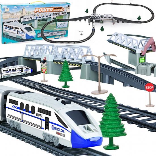 XXL vláčkodráha na baterie Power Train 366 cm