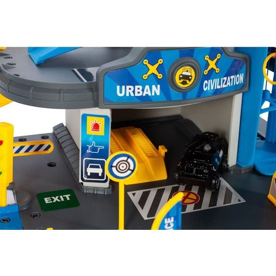 Policejní centrum s dráhou, autíčky a helikoptérou Police Station
