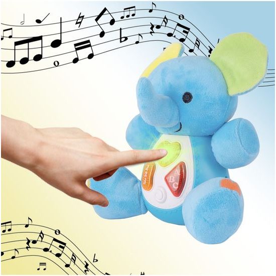 Interaktivní plyšový slon na baterie Little Animal