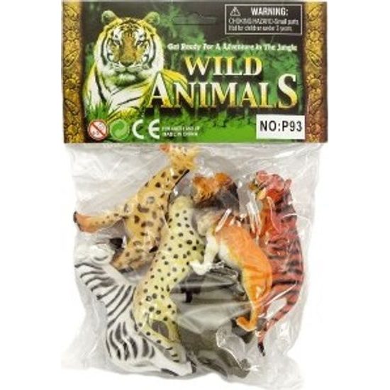 Zvířátka safari ZOO 6ks