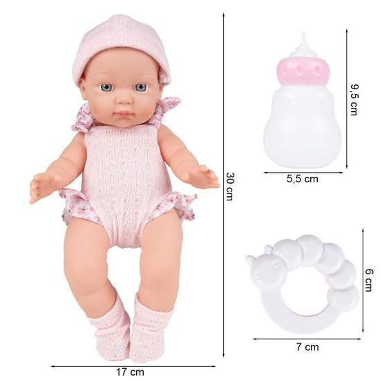 Dětská panenka s příslušenstvím Baby Doll 30 cm