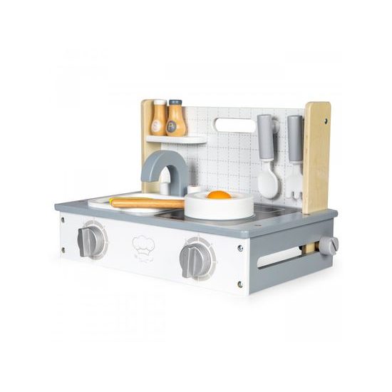 Ecotoys dětská dřevěná mini kuchyňka Little Cook