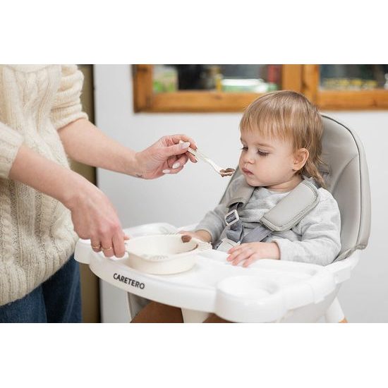 Dětská jídelní židlička Caretero Tuva - růžová