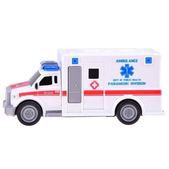 Dětská sanitka se světly a zvuky City Rescue 1:20