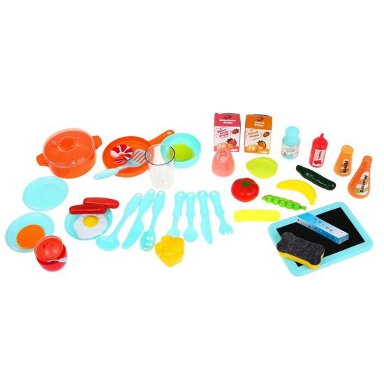 Dětská mini kuchyňka se zvuky a párou Little Chef- růžová