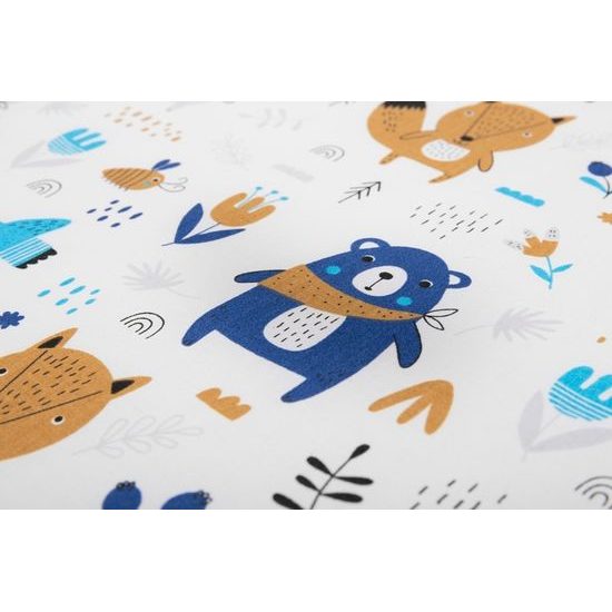Sensillo Matrace do dětské postýlky lesní zvířátka