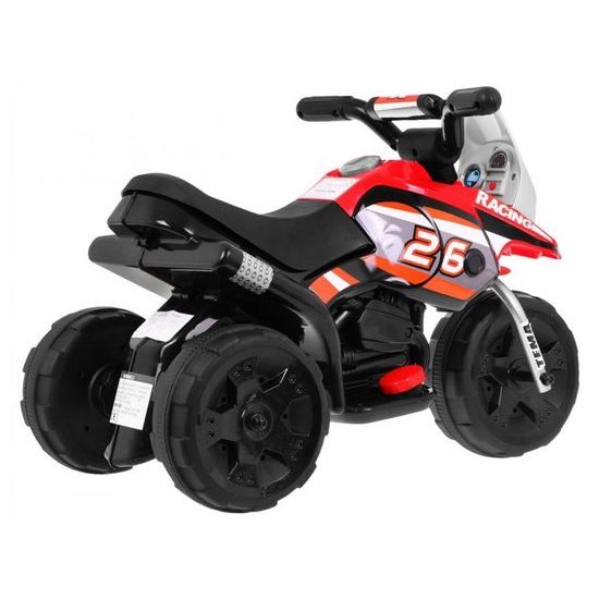 Majlo Toys dětská elektrická minitříkolka Sport Trike černo-červená