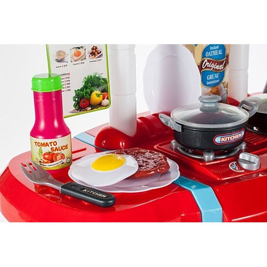 Dětská kuchyňka se zvuky a světlem Interest Kitchen modrá