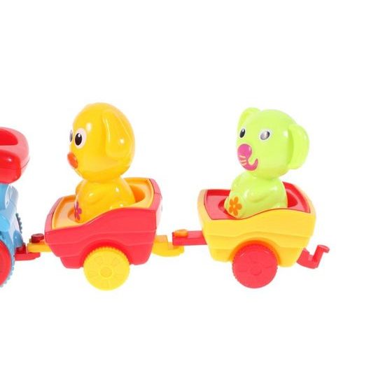 Veselý vláček pro nejmenší se světly a zvuky Mini Dudu Train