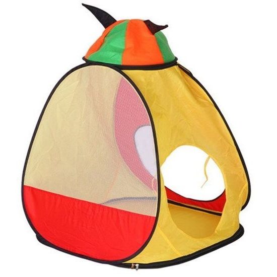 Majlo Toys dětský stan s tunelem Veselá stonožka