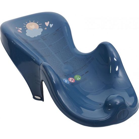 Lehátko ke koupání protiskluzové METEO modré