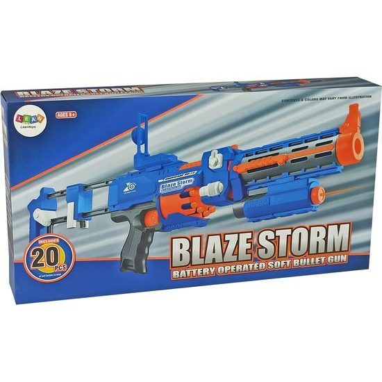 Dětská pistole na pěnové náboje s rotačním zásobníkem