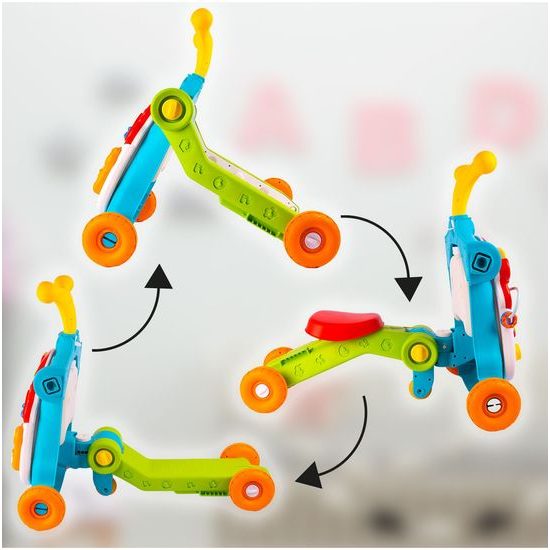 Interaktivní chodítko 5v1 s hracím stolečkem Music Stroller