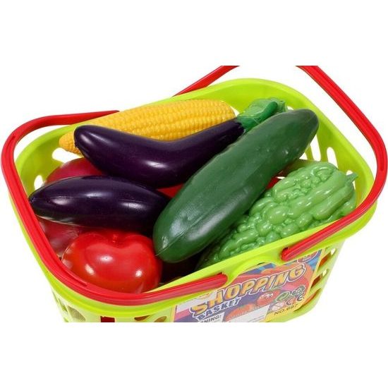 Sada zeleniny v košíku Shopping Basket