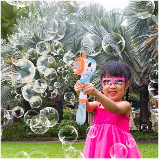 Dětský bublifuk na baterie Unicorn Bubble