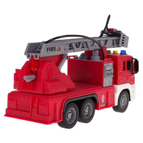 Požární auto pro děti se světly, zvuky a vodou City Truck 1:16