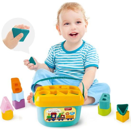 Vzdělávací sada písmen s přenosným boxem, 16 ks