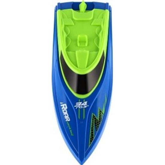 Motorový člun do vody RC - modrý na baterie
