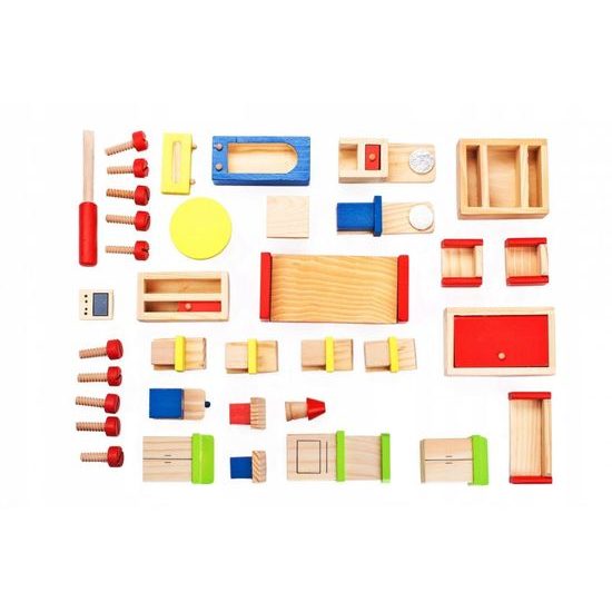 Doris dřevěný domeček pro panenky s balkónem