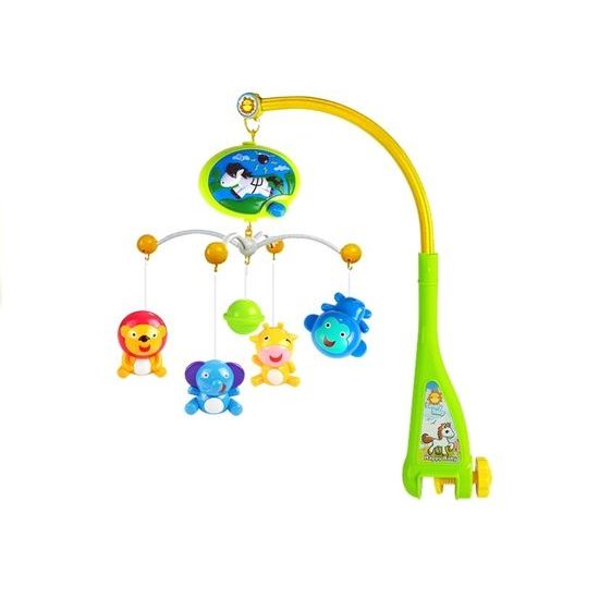 Haunger kolotoč nad postýlku s melodiemi 2v1 Rattle Toys