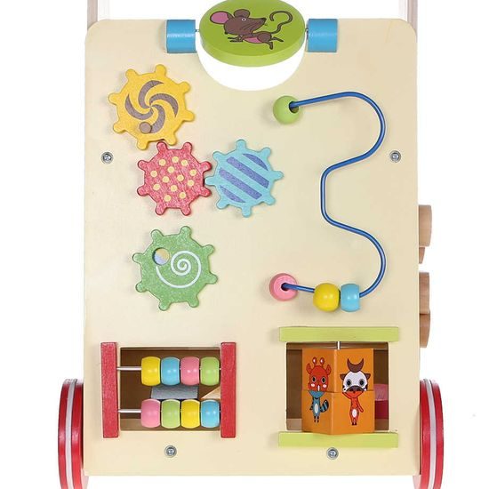 Ecotoys dětské dřevěné chodítko