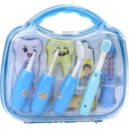 Sada nářadí pro malého zubaře v kufříku